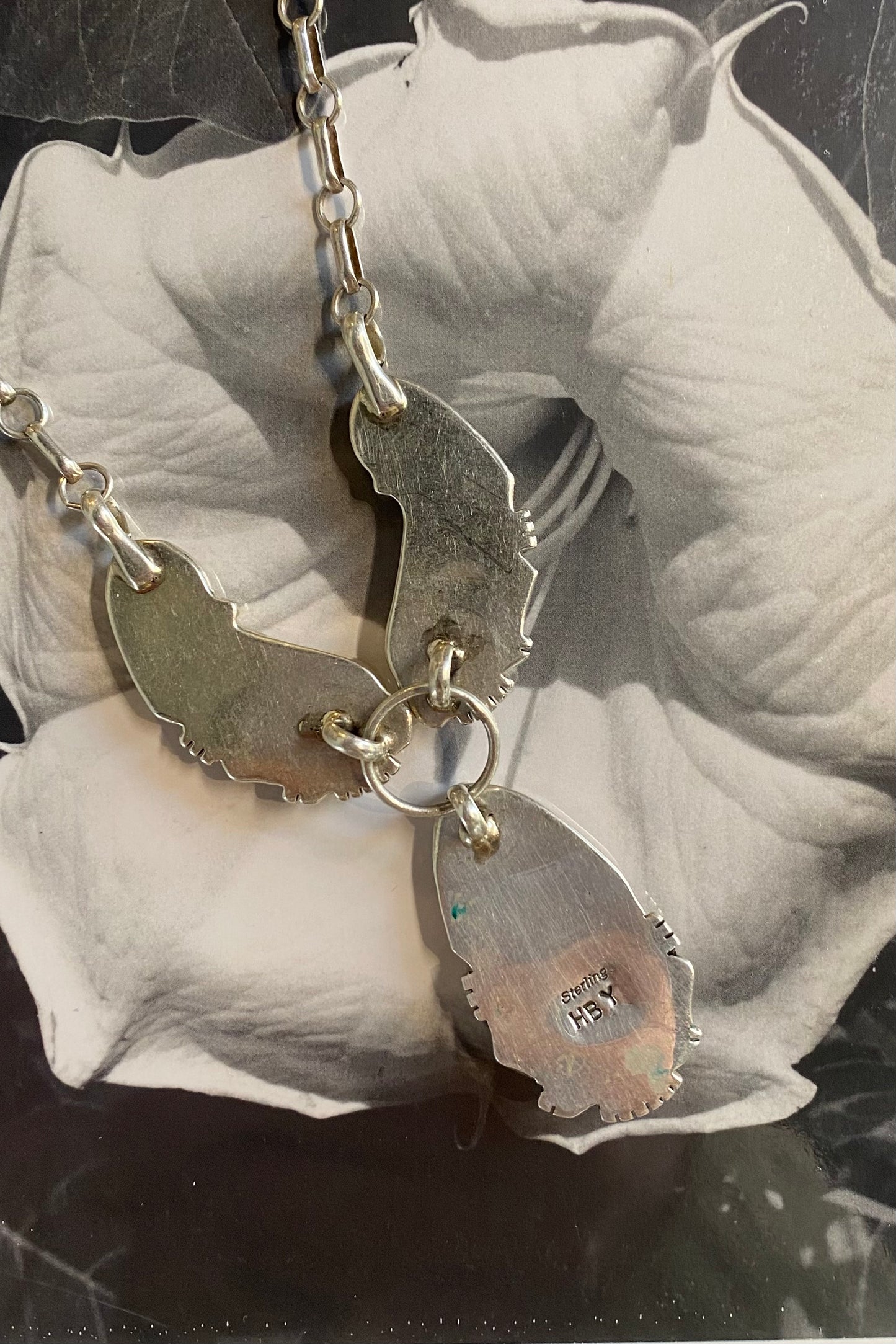 Sterling Najavo Turquoise Necklace