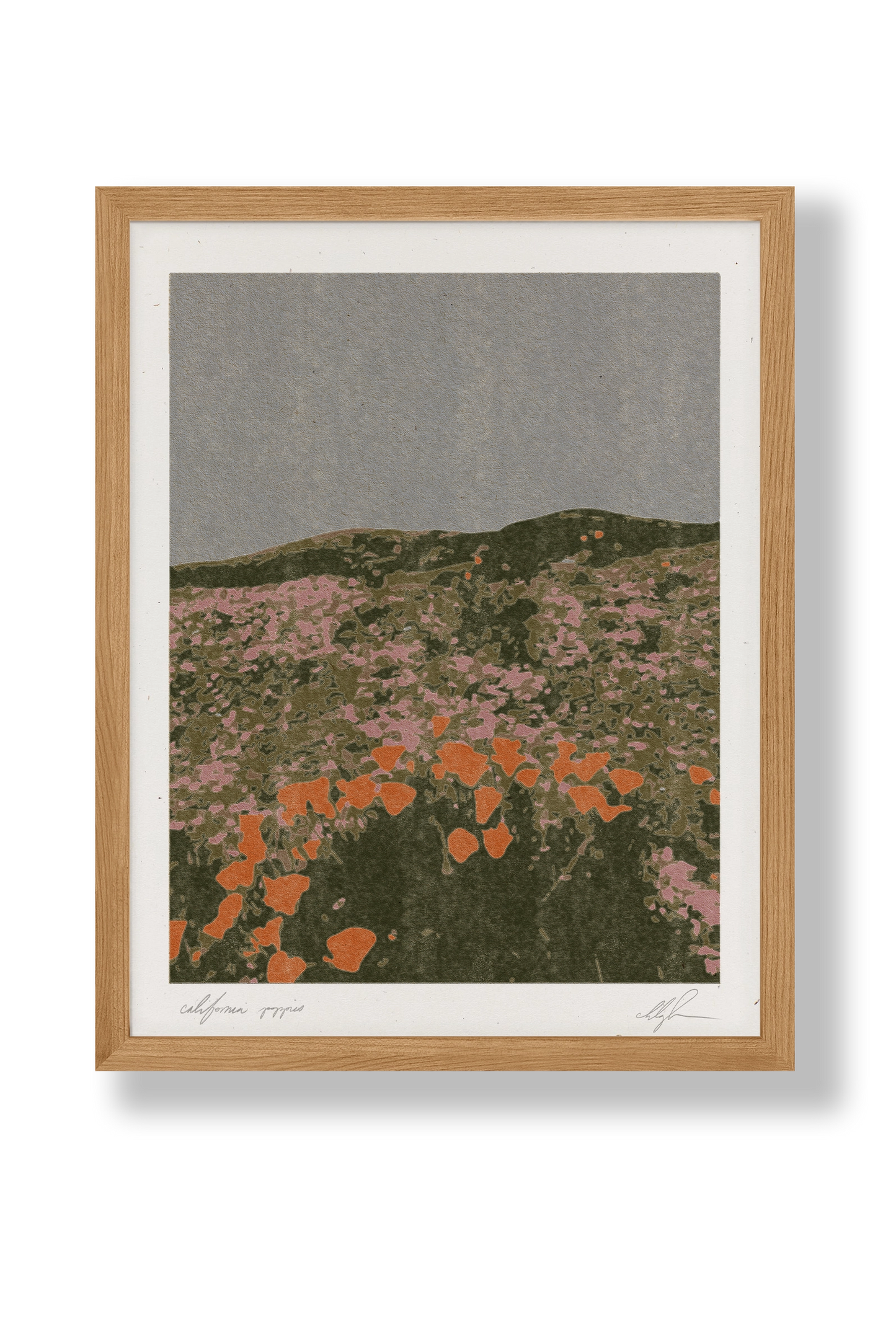 Cocoshalom California Poppies Art Print