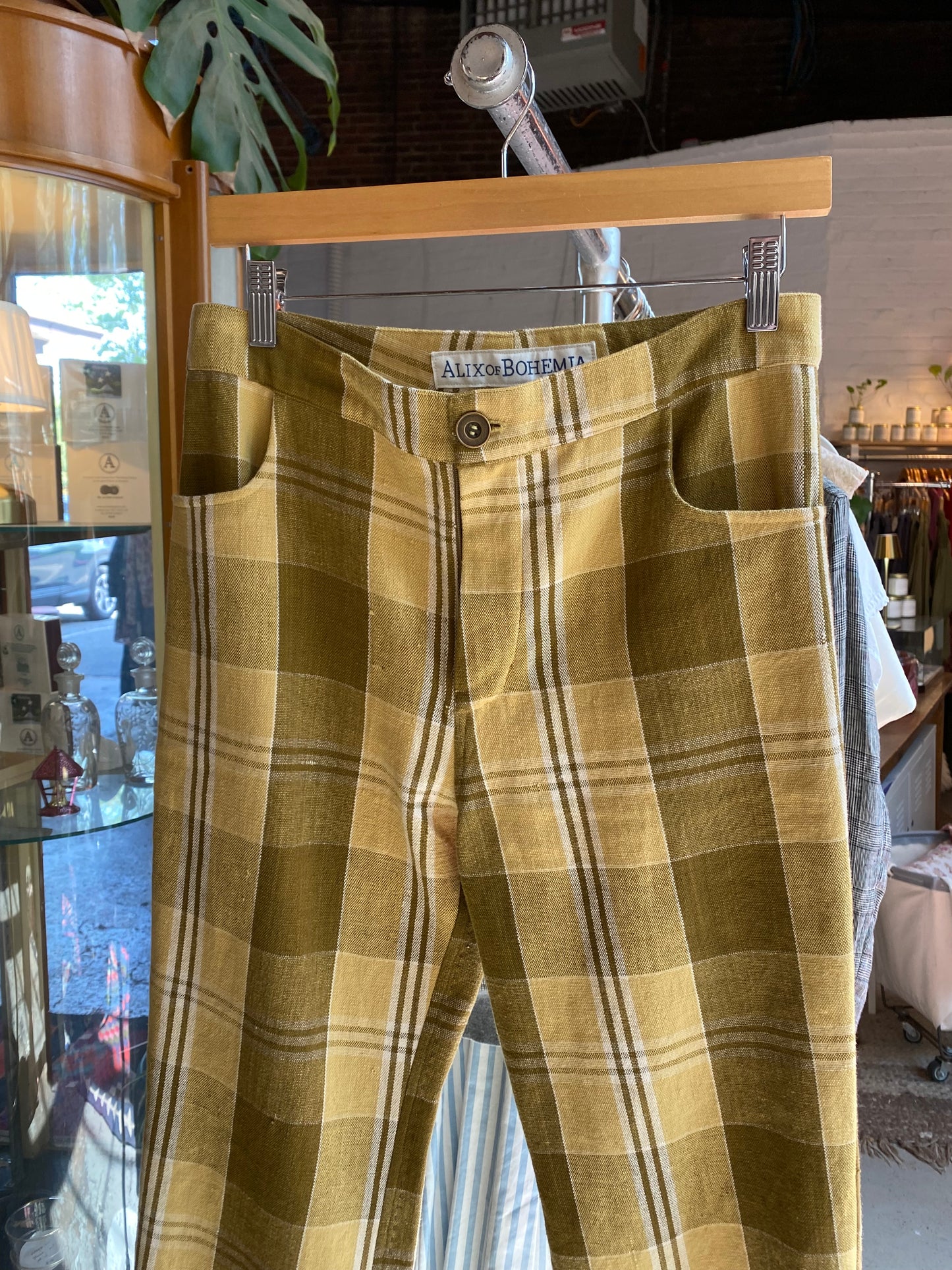 Alix of Bohemia plaid Trousers