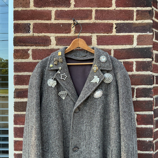 One of a Kind Harris Tweed Coat