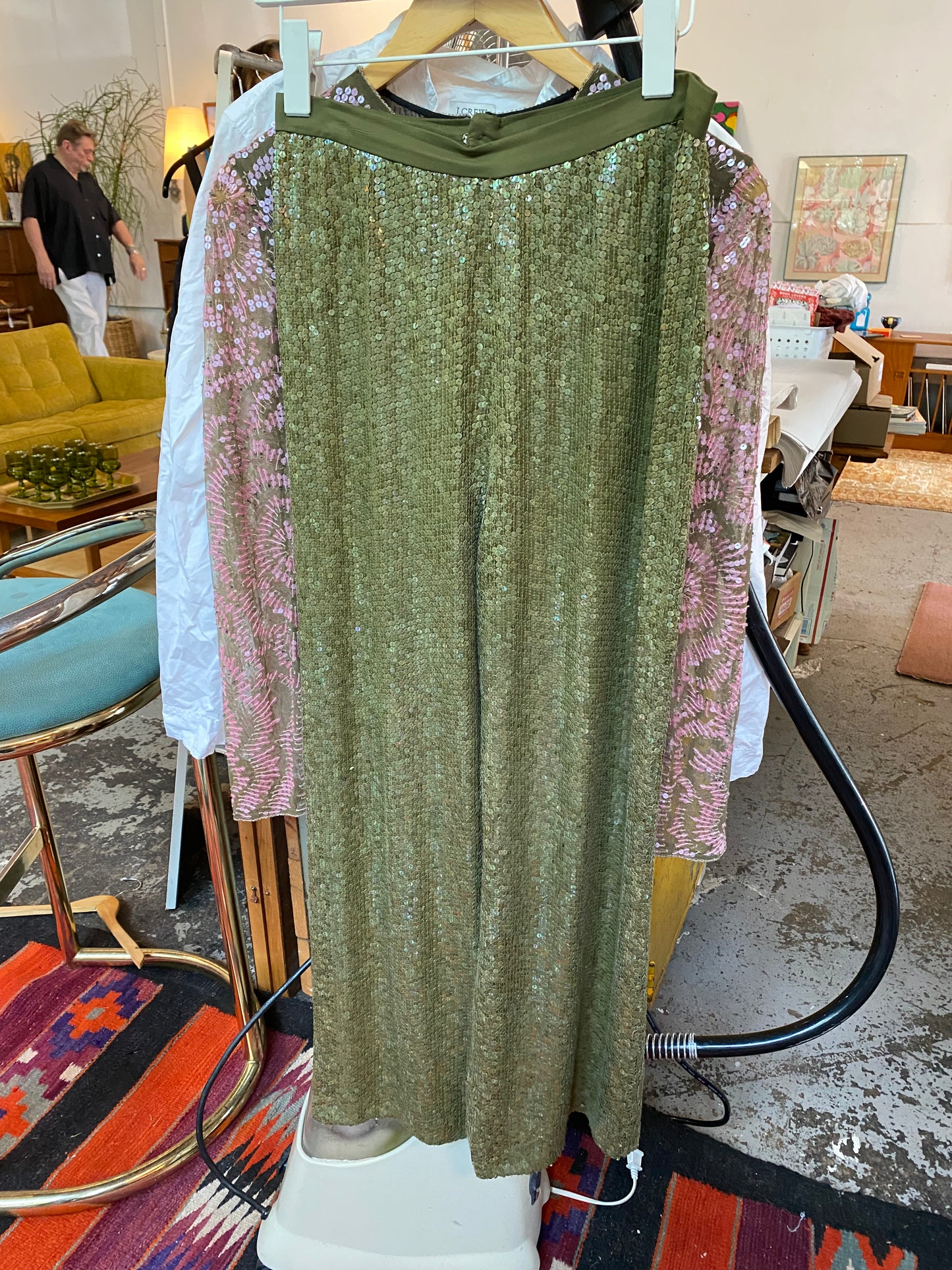 Naeem Khan sequin pants 28 waist