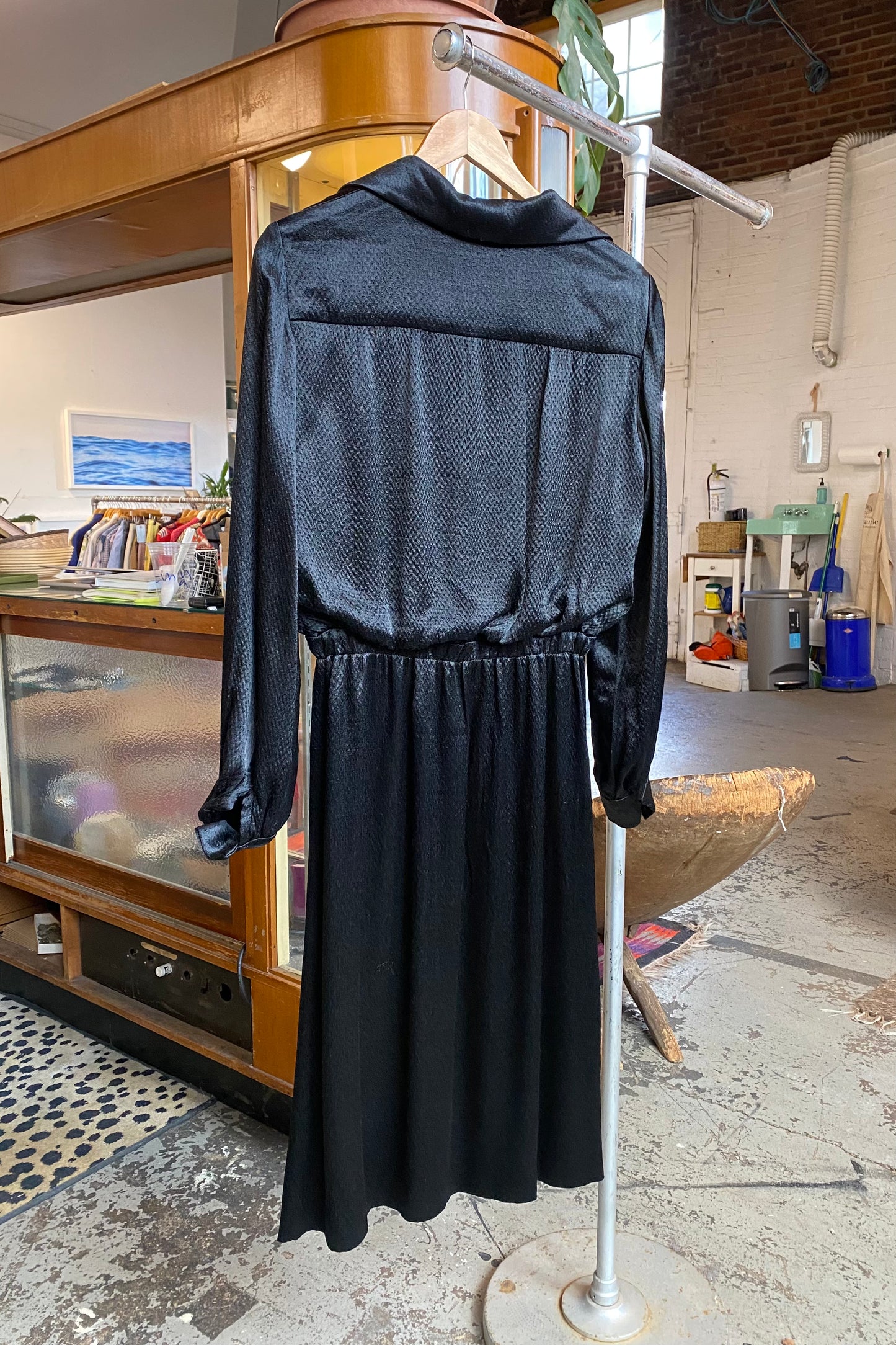 Travilla Black Cocktail Dress