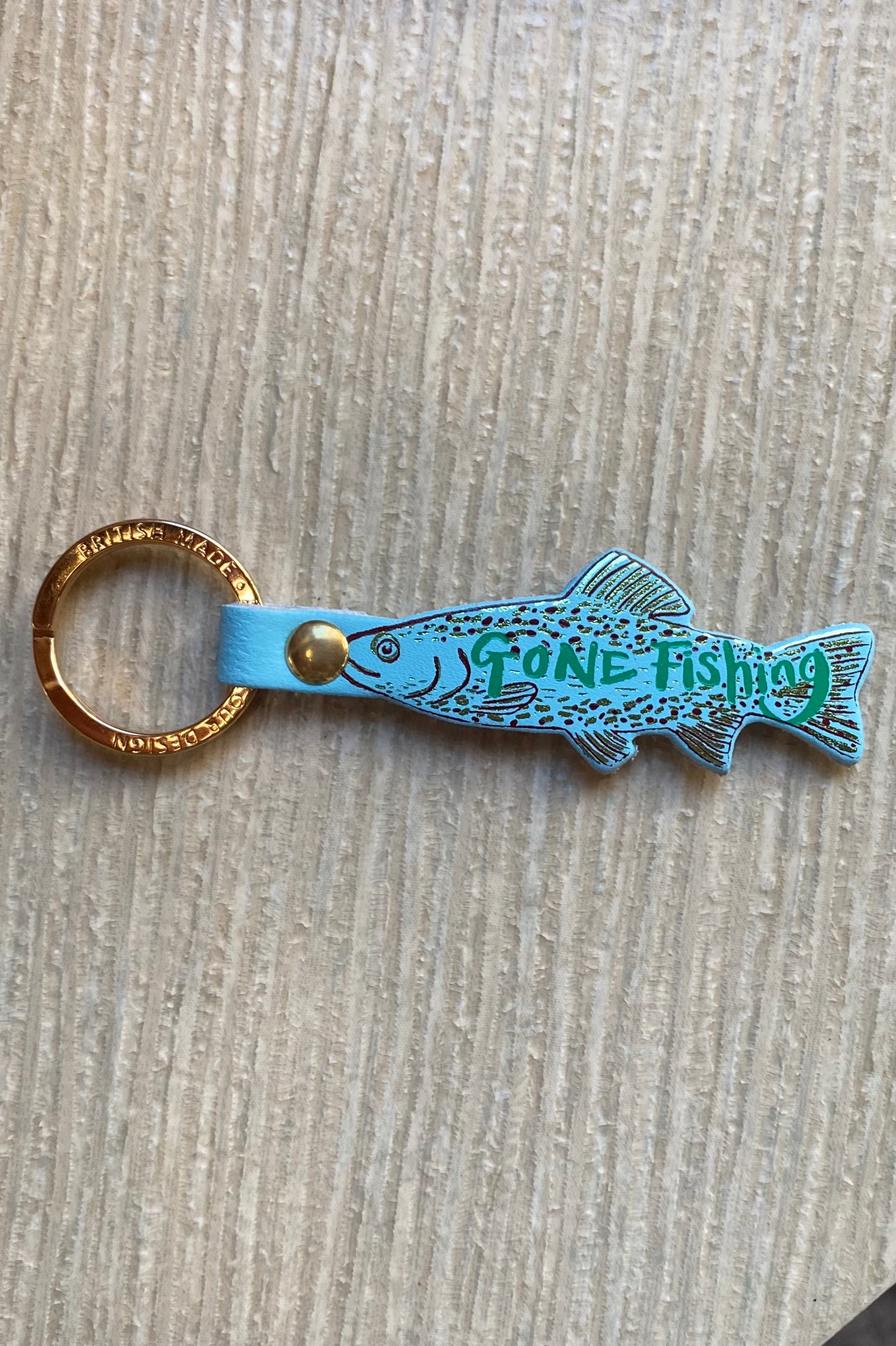 Gone Fishing Key Fob