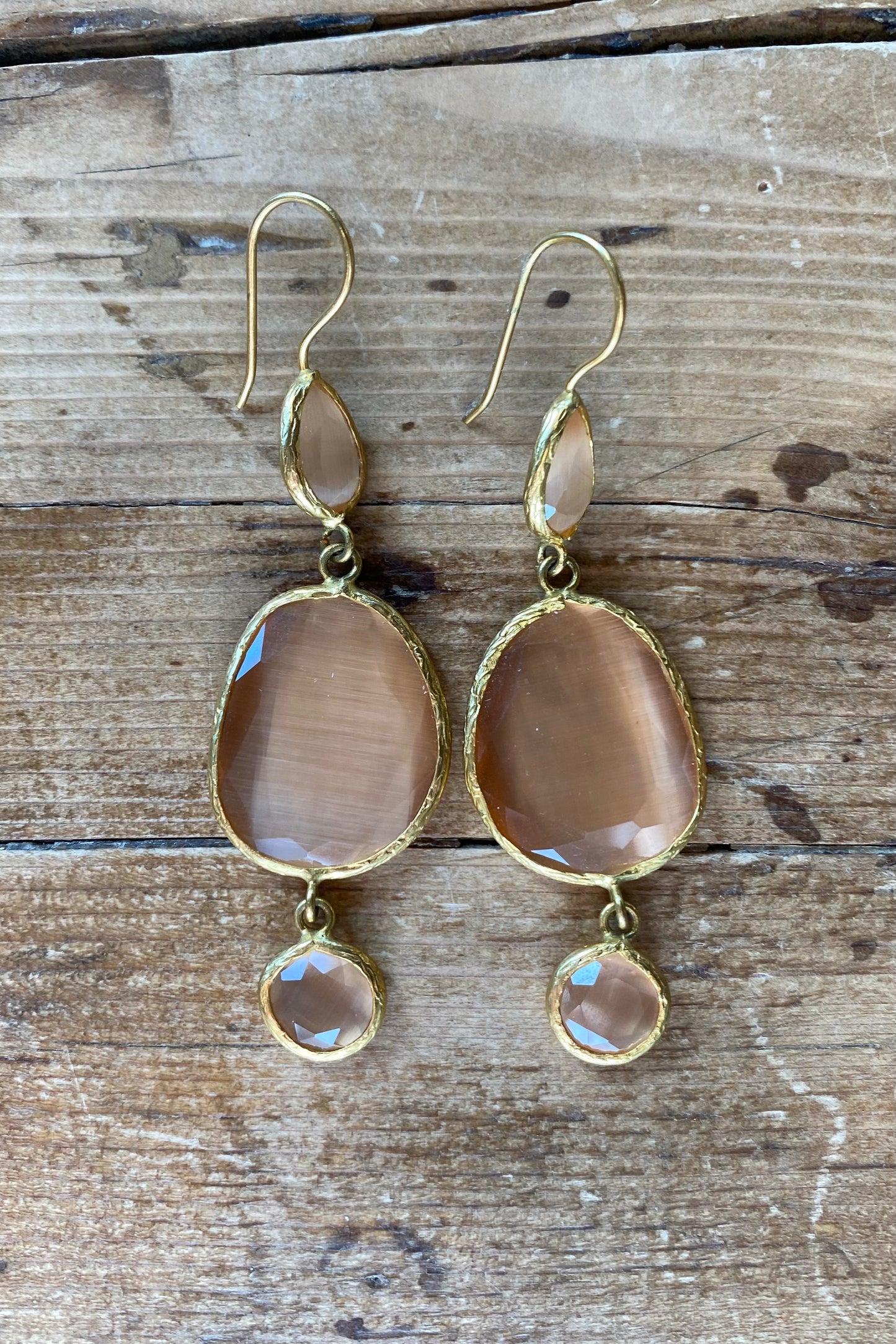 West Village Tribe 18k Plate over Sterling Silver Earrings