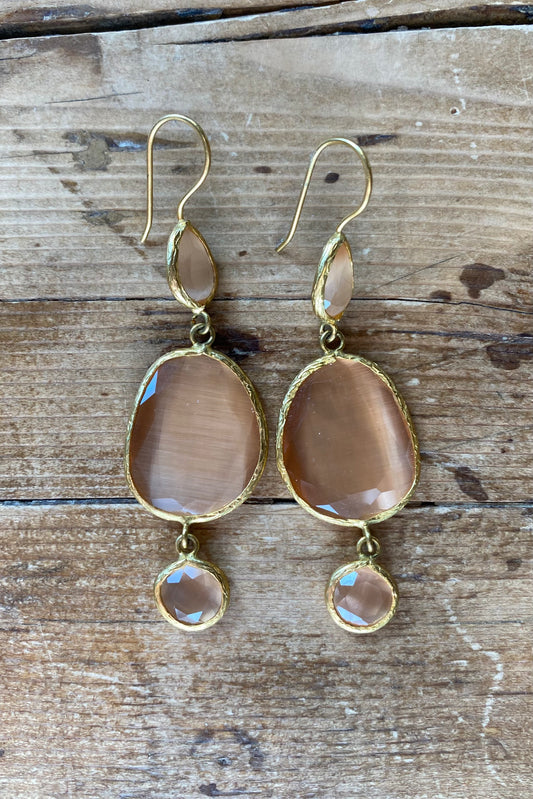 West Village Tribe 18k Plate over Sterling Silver Earrings