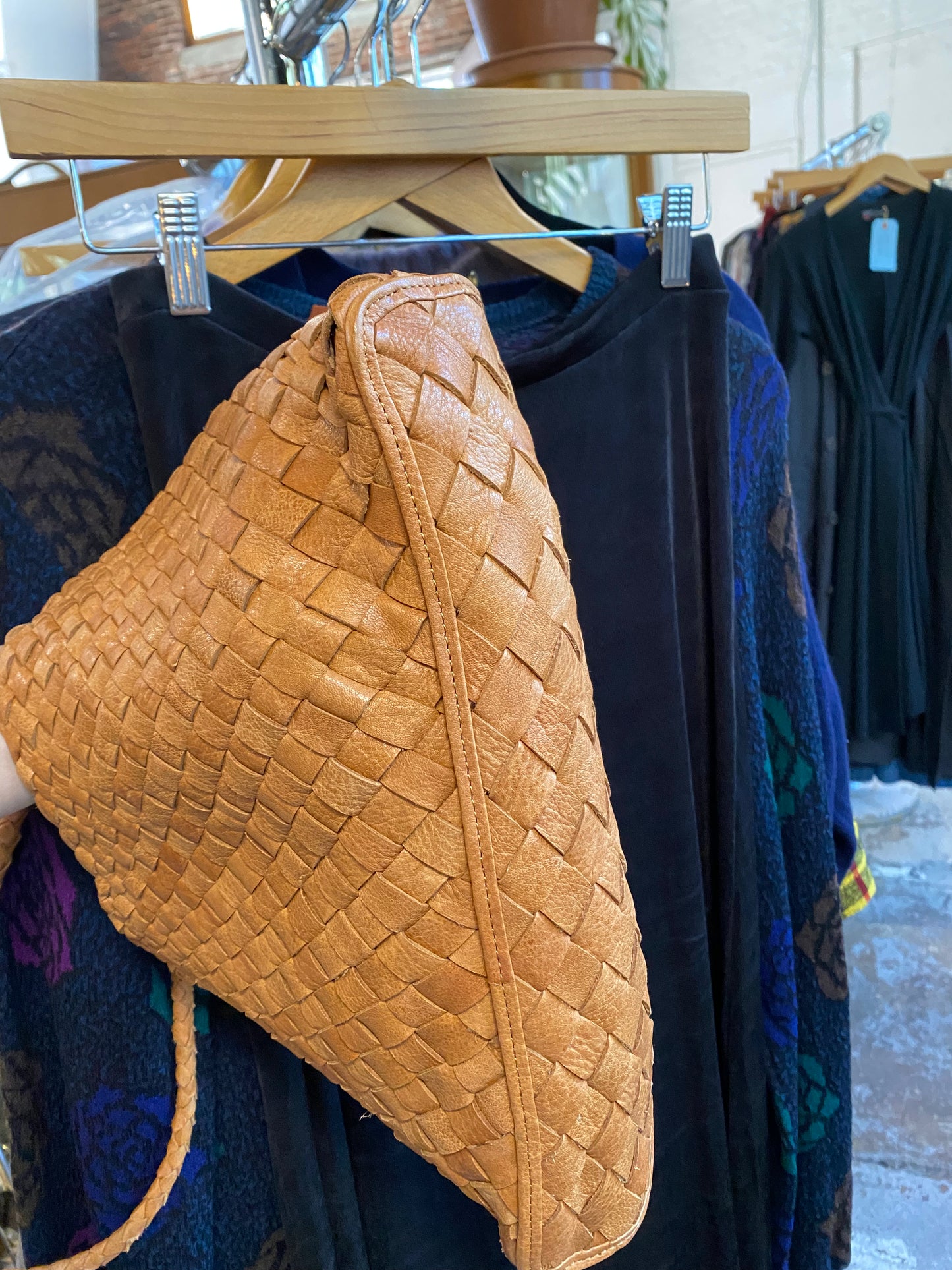 Happy French Gang Woven Leather Bag