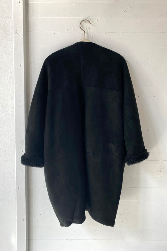 Donna Karan Shearling Coat