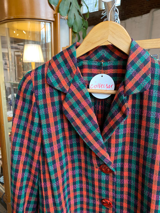 Vintage Plaid Jacket