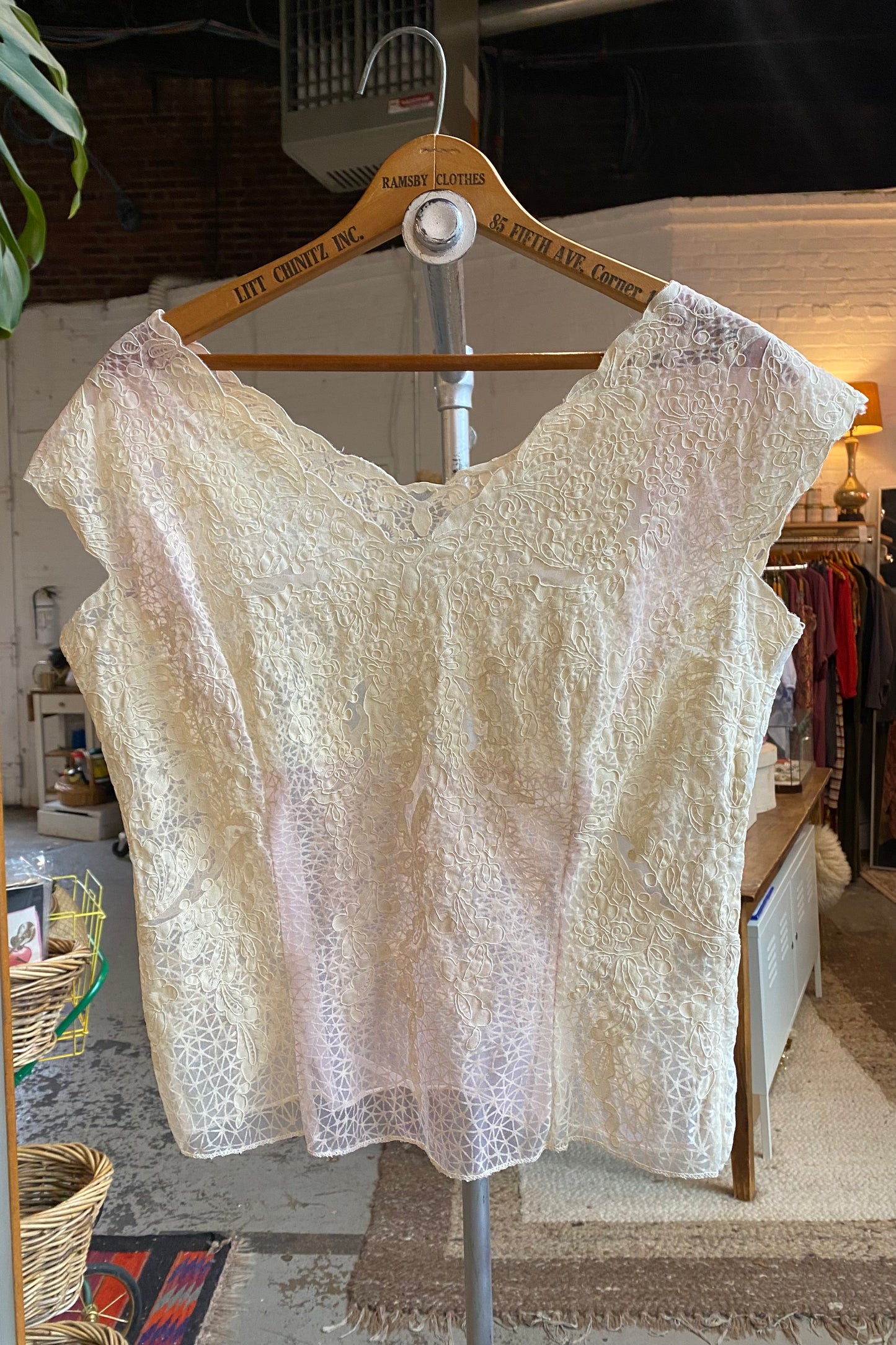 Vintage lace top