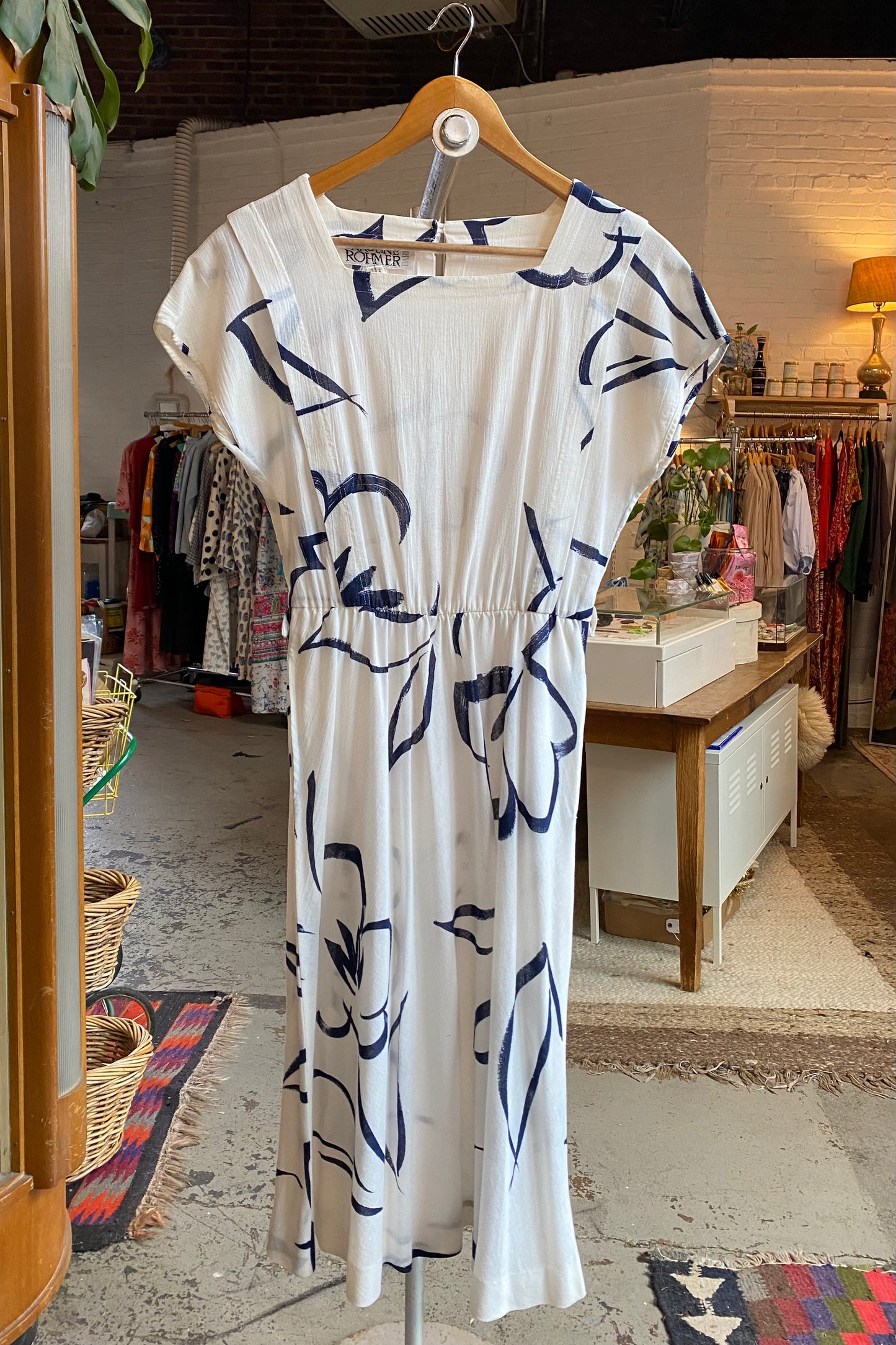 Vintage Caroline Rohmer Cotton Dress