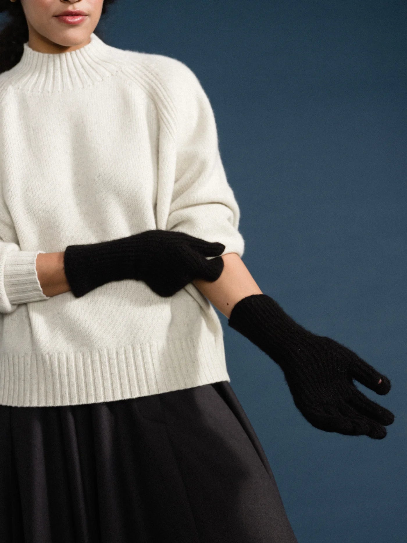 Cashmere Gloves - Black