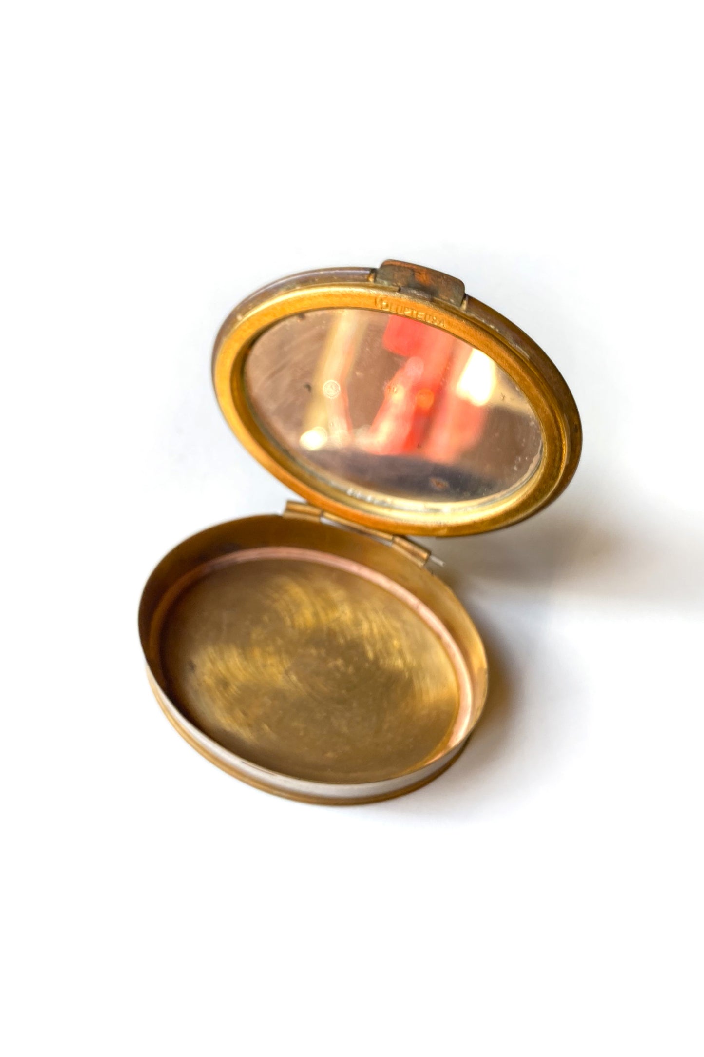 Vintage Enamel Pill Box