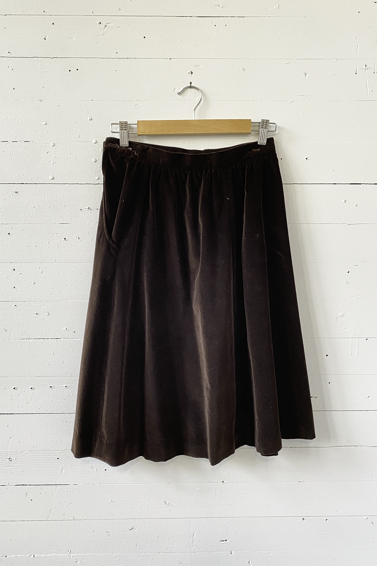 1970's Patty Woodard Brown Velvet Set