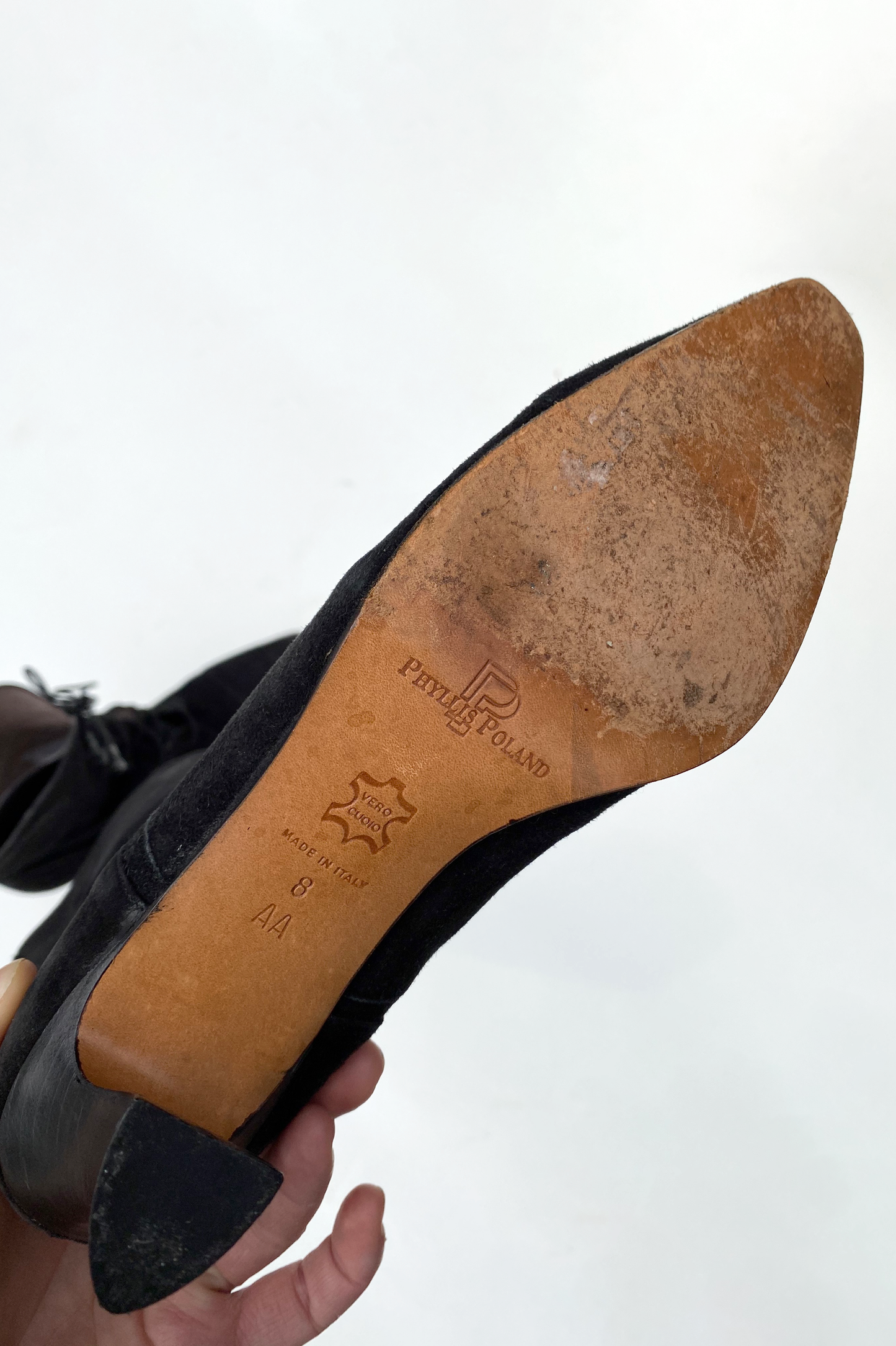 Vintage Phyllis Poland Lace Up Boots