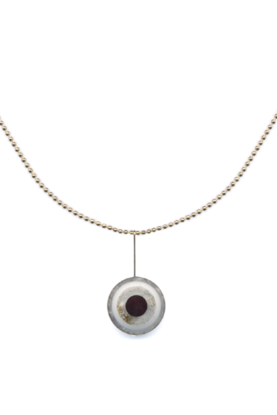 I. RONNI KAPPOS Lucite Eye Pendant