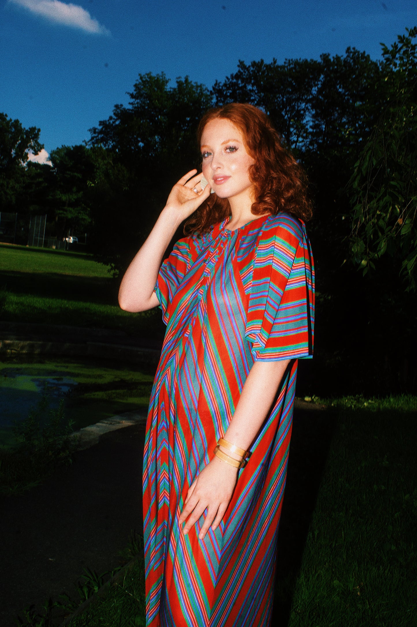 Vintage Gottex maxi dress