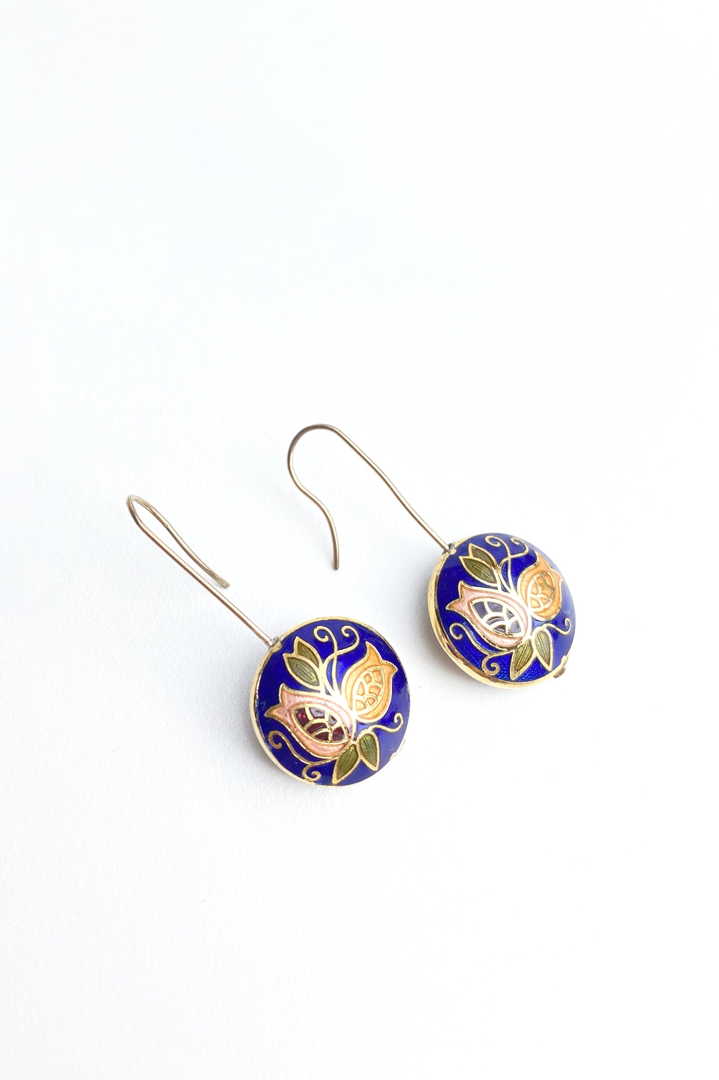 Cloisonne Enamel Drop earrings