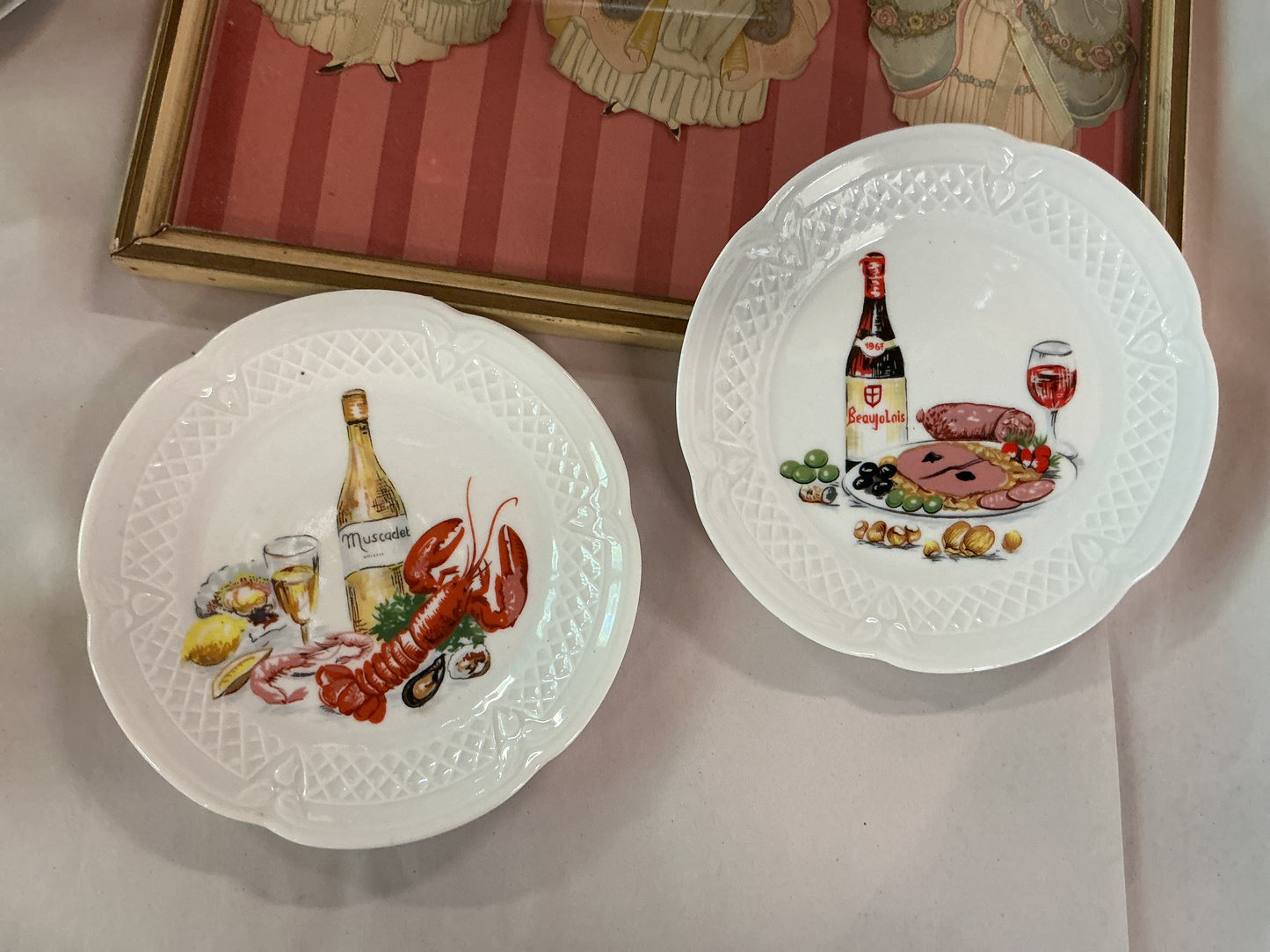 Plates berry porcelain france 5