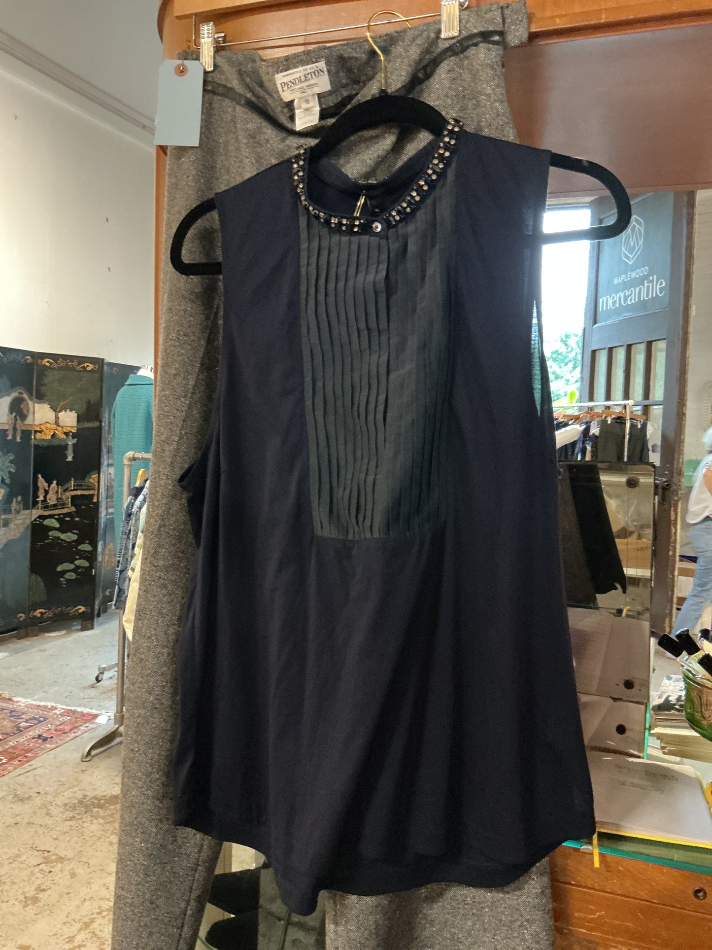 LC. J Crew Jewel Tank