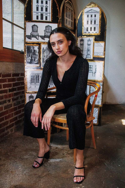 vintage crochet jumpsuit