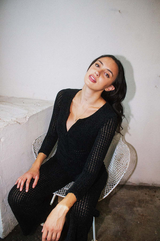 vintage crochet jumpsuit