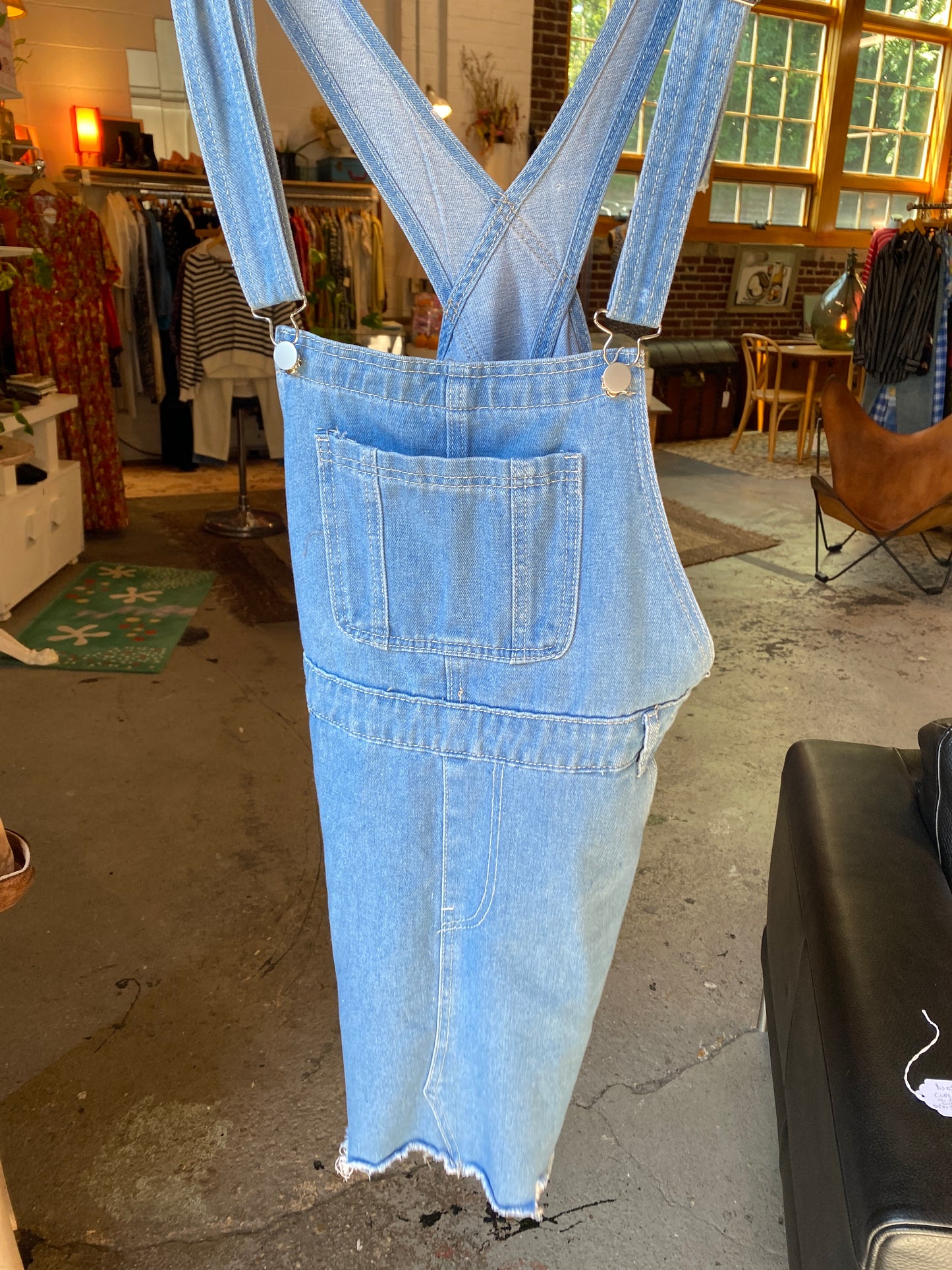 XL denim romper unbranded