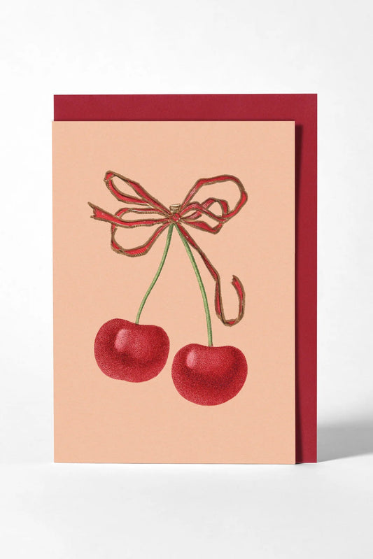 Greeting Card - Cherries
