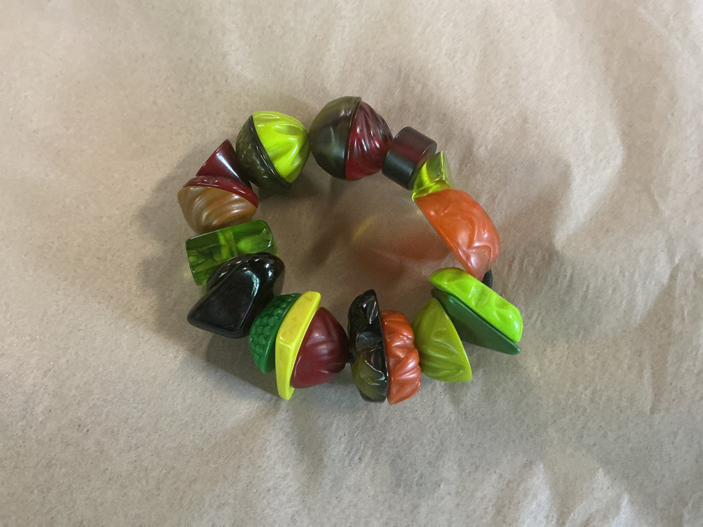 HW Chunky Resin Bead Bracelet