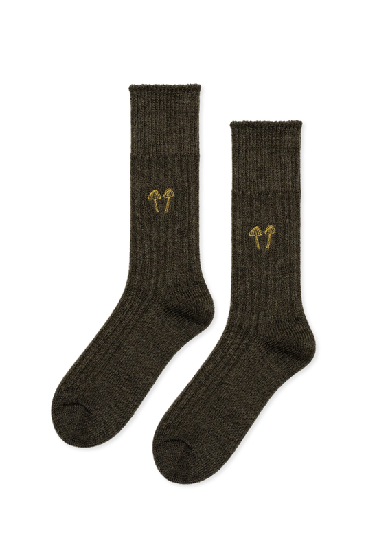 HANSEL FROM BASEL Men's Miuccia Ribbed Linen Crew
