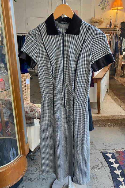 Betsey Johnson Gingham Zip Dress