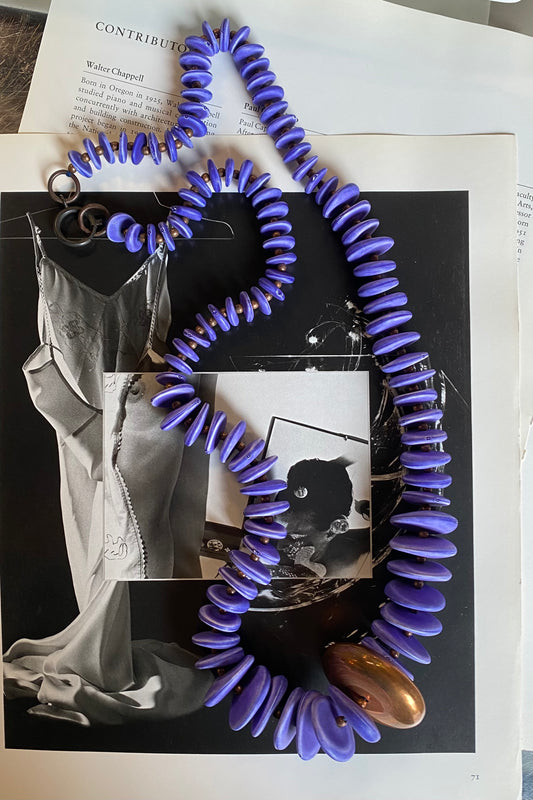 maximalist beaded necklace