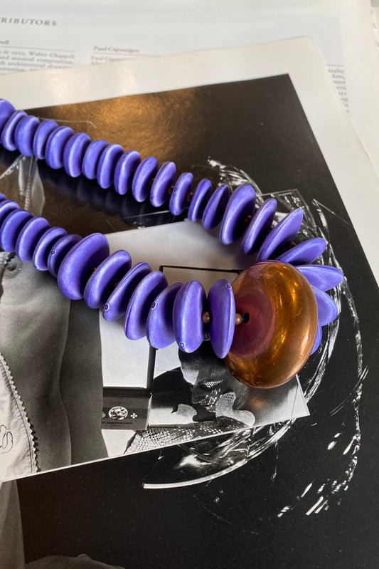 maximalist beaded necklace