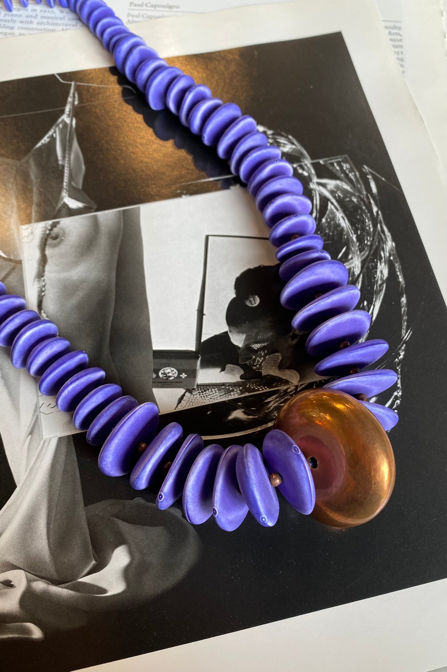 maximalist beaded necklace