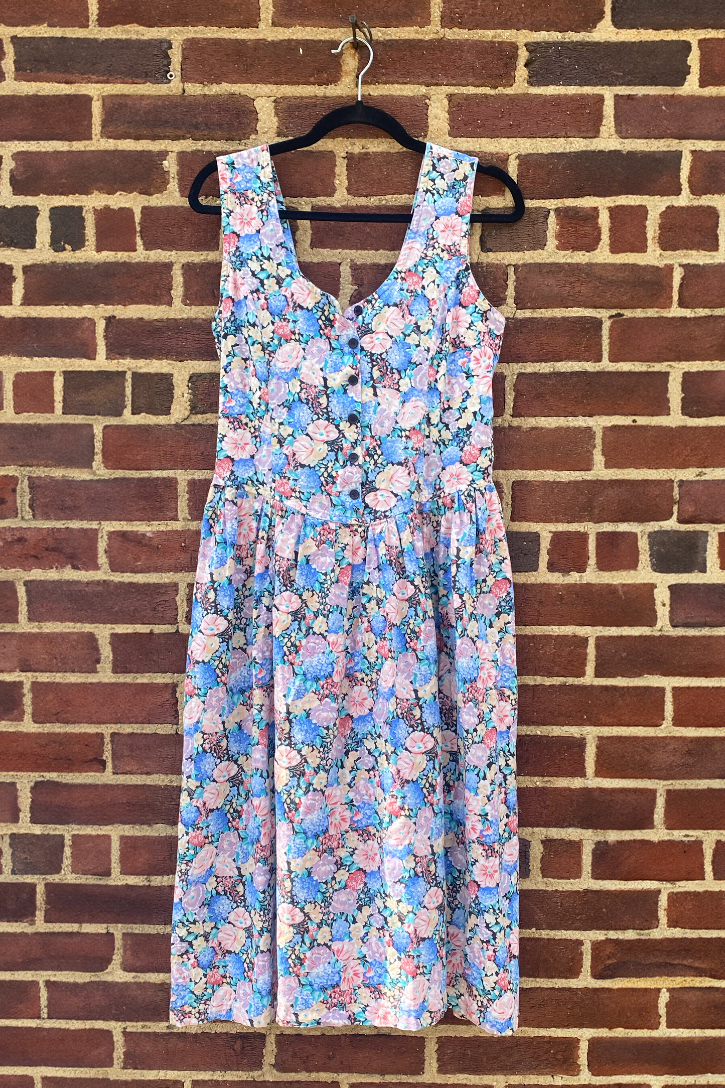 80's Floral Sundress