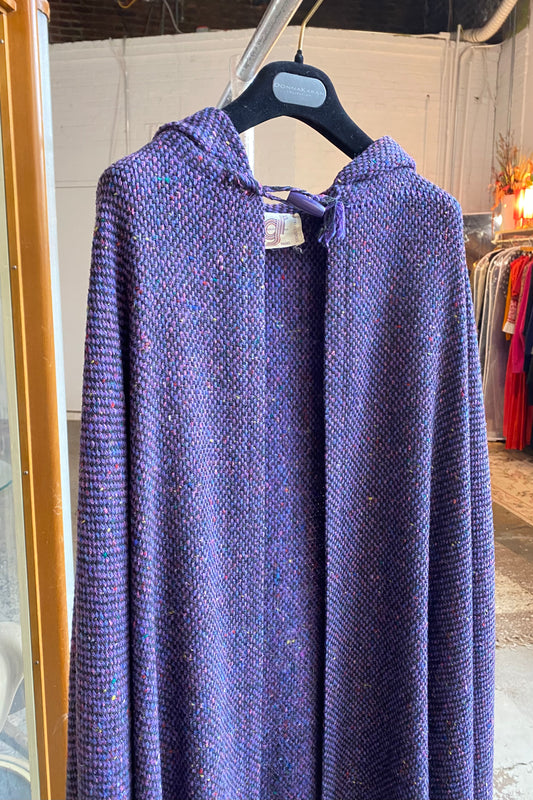 vintage Georges Rech wool cape