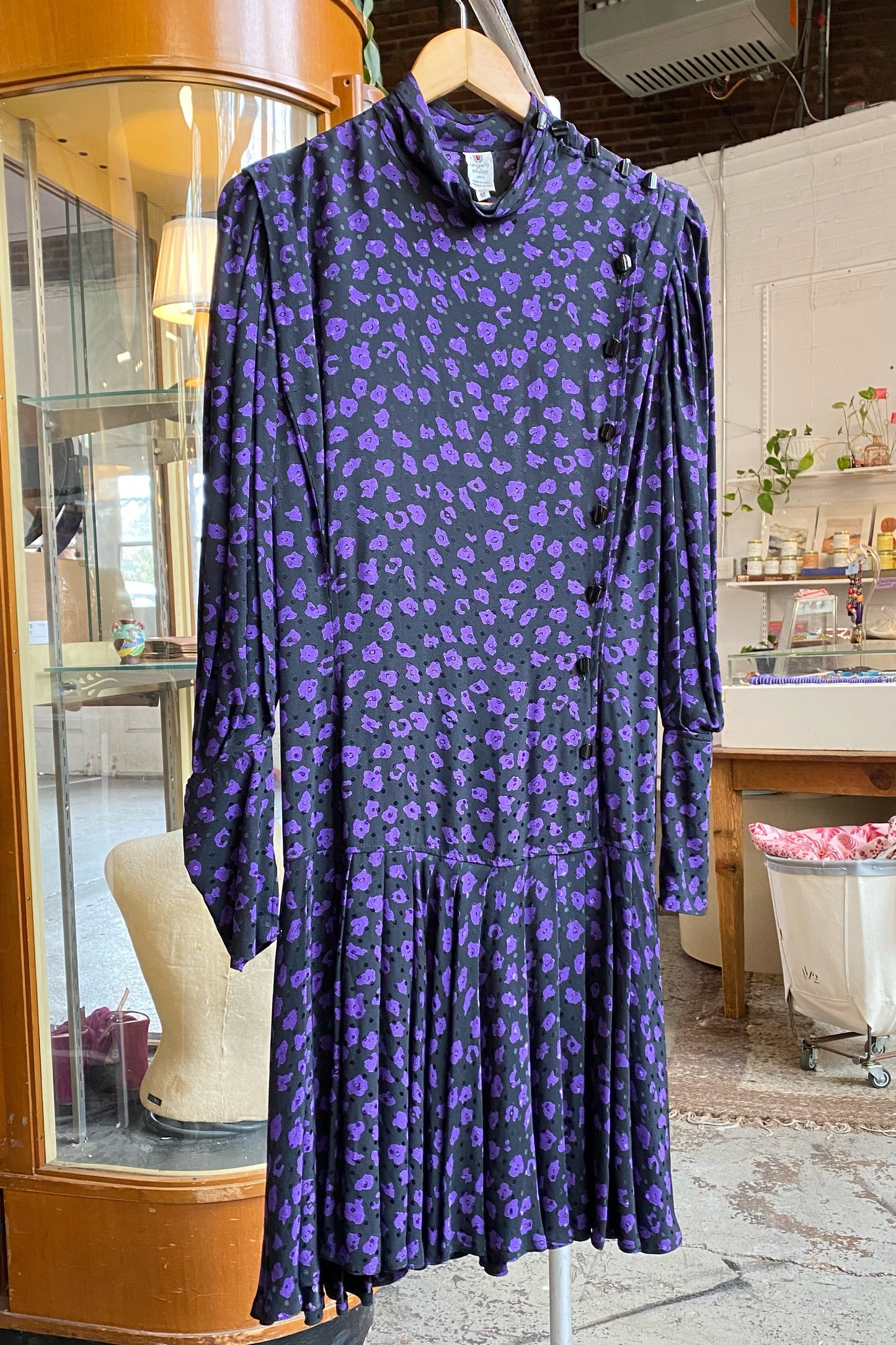 Ungaro Drop Waist Cocktail Dress