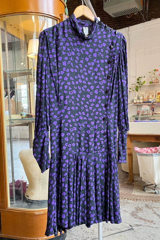 Ungaro Drop Waist Cocktail Dress