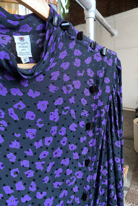 Ungaro Drop Waist Cocktail Dress