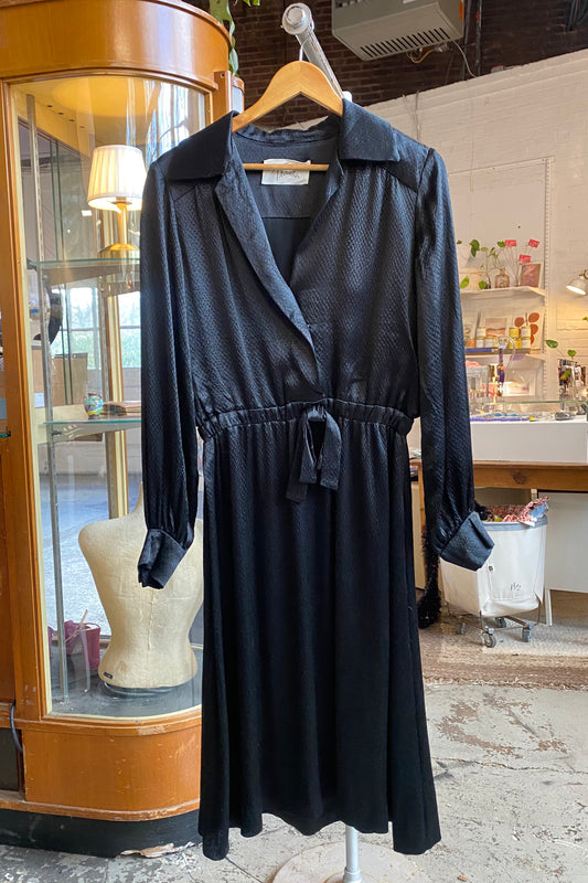 Travilla Black Cocktail Dress