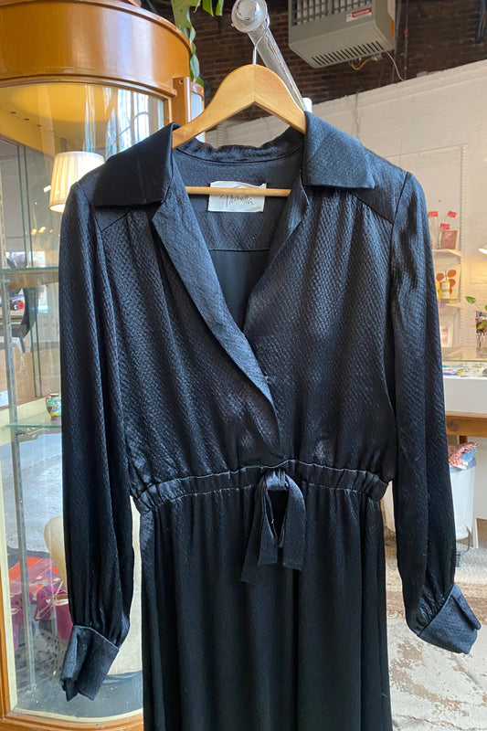 Travilla Black Cocktail Dress