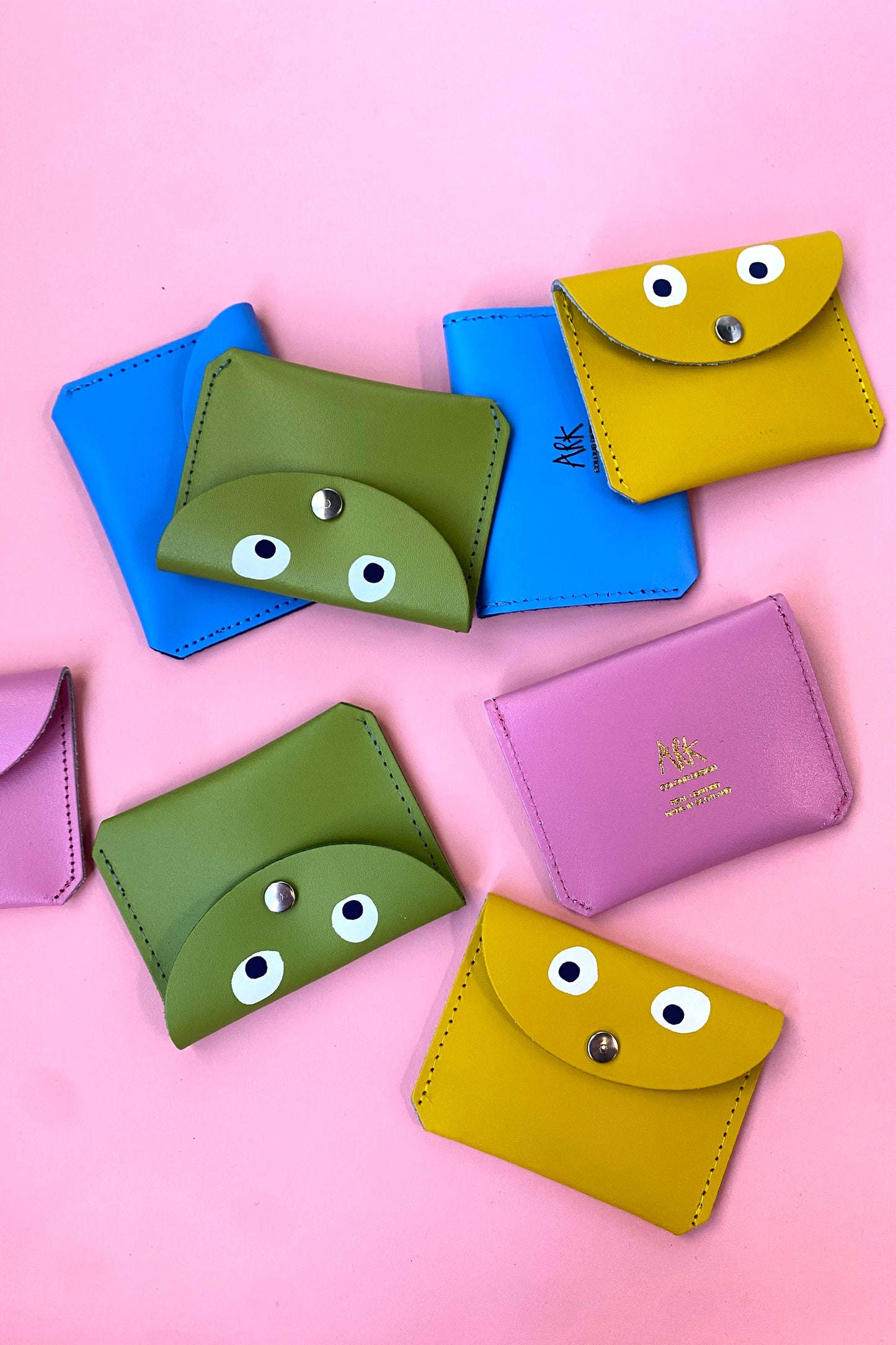 Mini Money Googly Purse - Pink