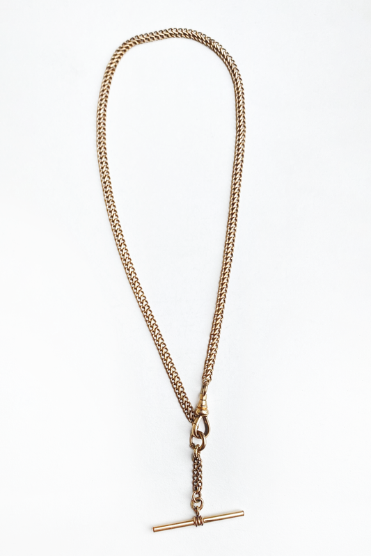 Simmons Gold Filled Chain & T Bar