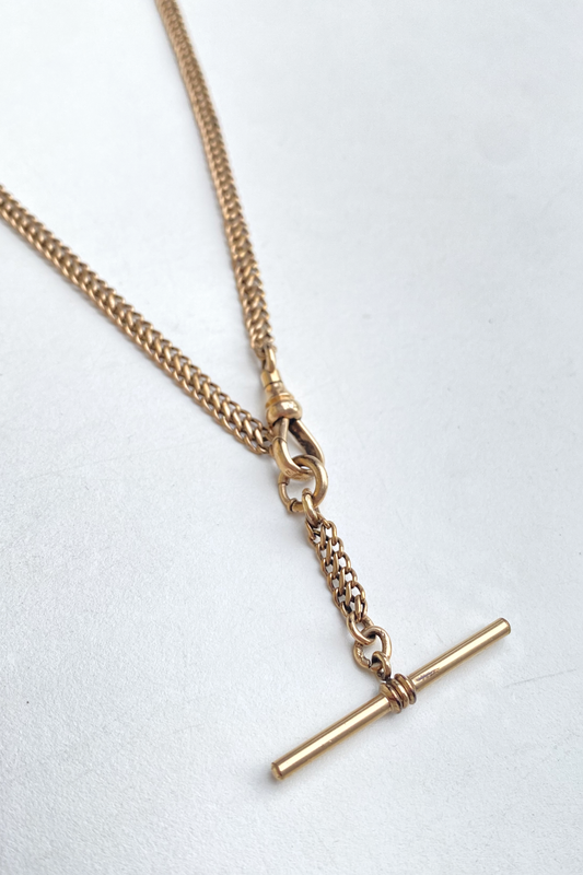 Simmons Gold Filled Chain & T Bar