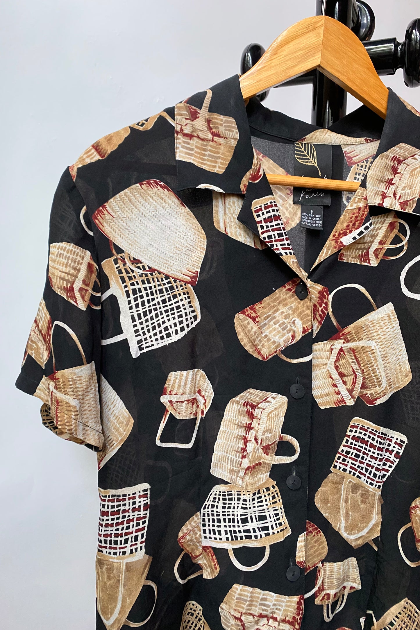 Novelty Basket Print Shirt
