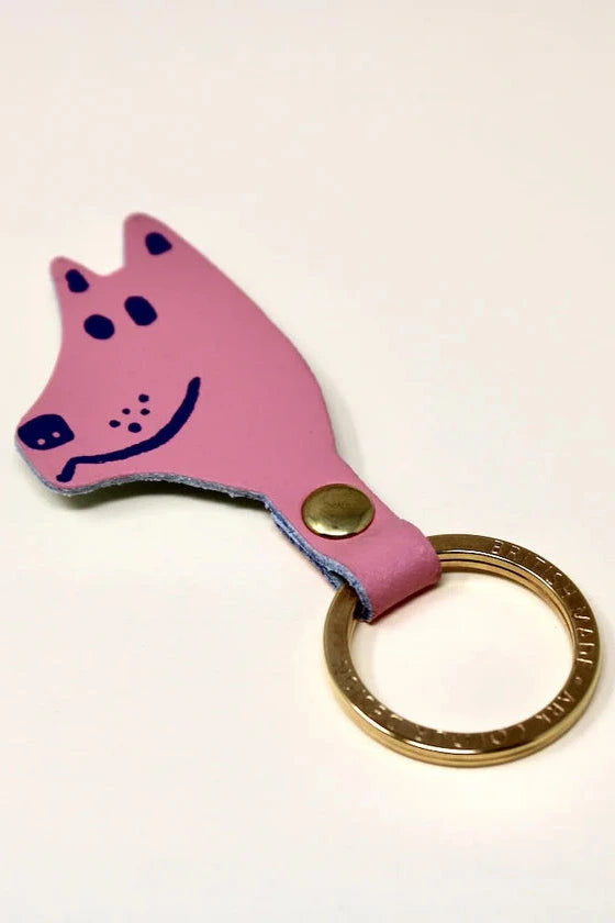 Dog Head Key Fob