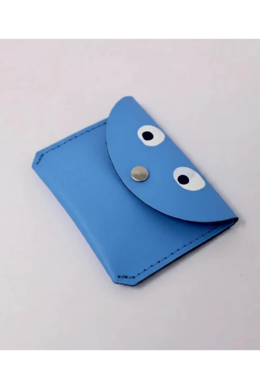Mini Money Googly Purse - Cornflower Blue