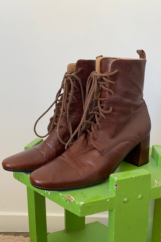 Ann Demeulemeester Leather Boots
