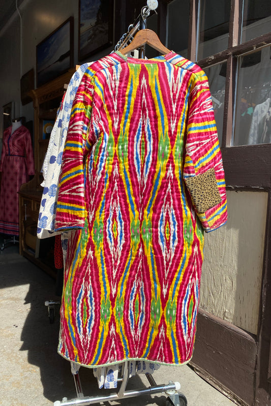 Vintage Ikat Duster