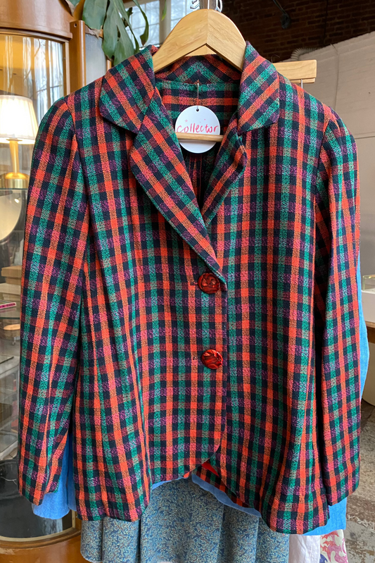 Vintage Plaid Jacket