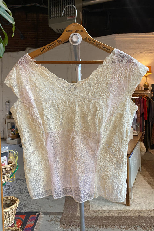 Vintage lace top